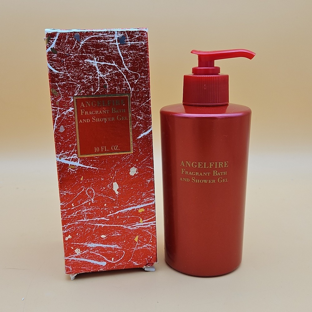 Vintage Mary Kay Angelfire Fragrant Bath And Shower Gel 10 Oz New W/ Box